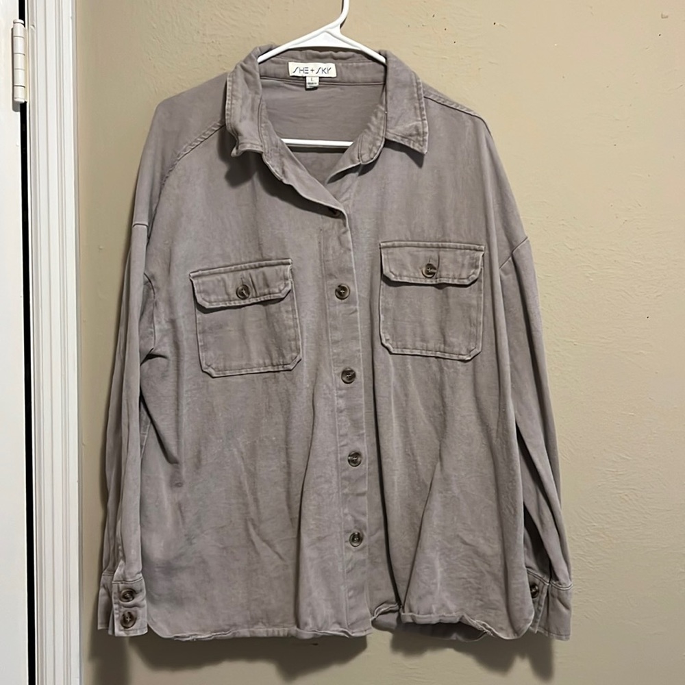 Lavender Shacket